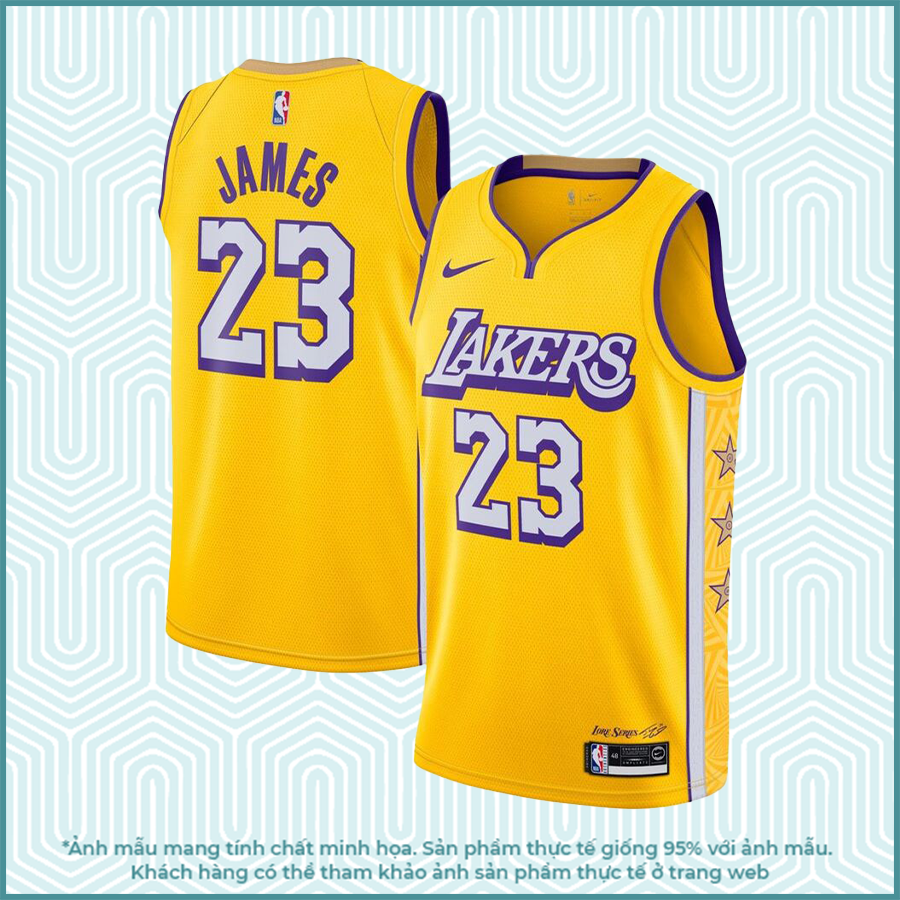 Los Angeles Lakers - City Edition Jersey - Hình ảnh 6